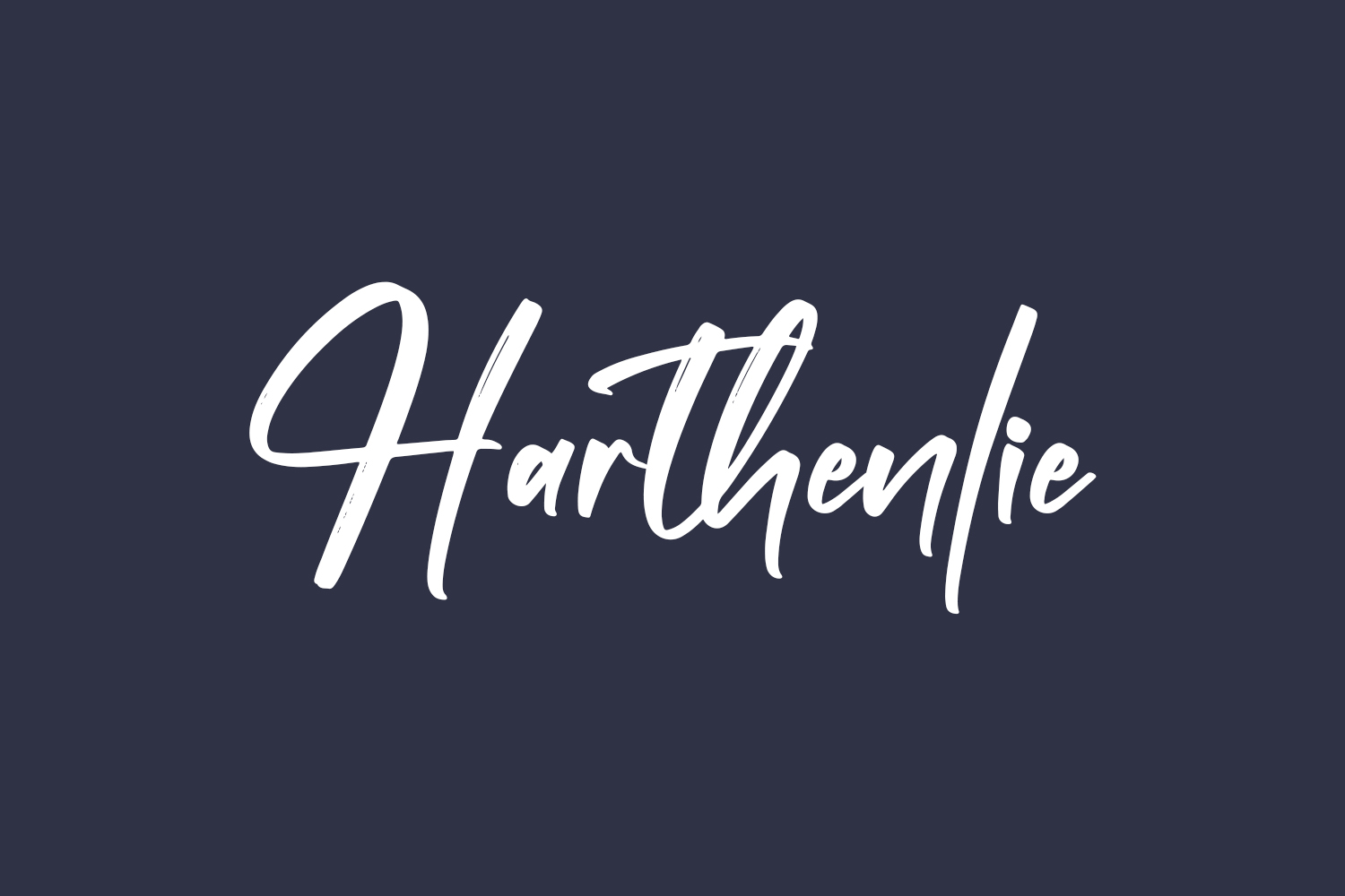 Harthenlie Free Font