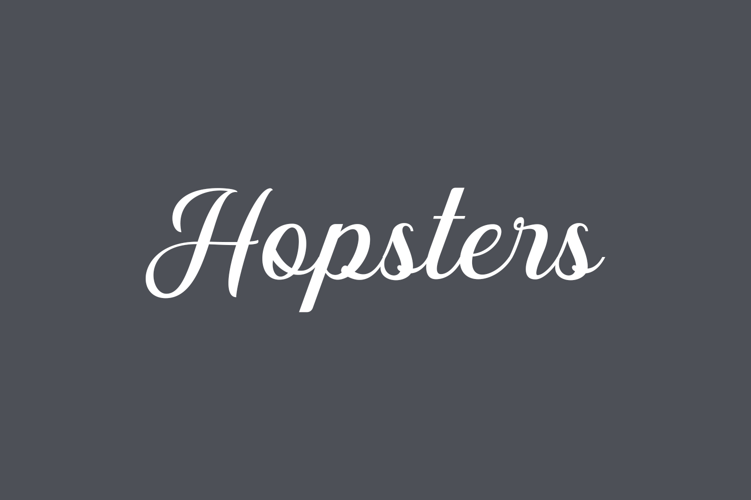 Hopsters Free Font