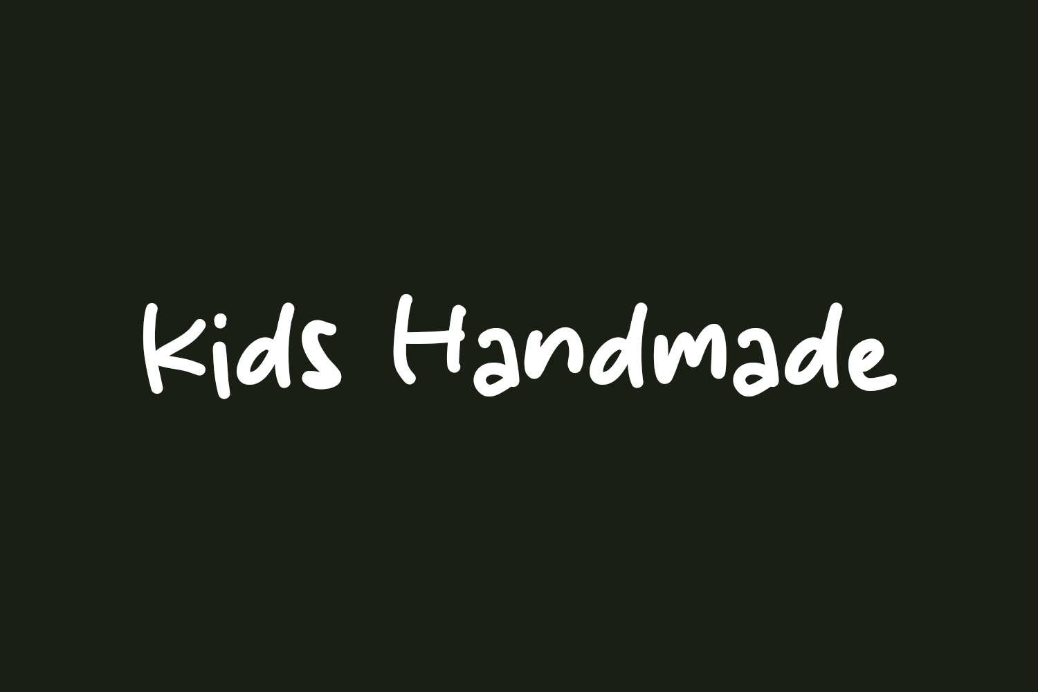 Kids Handmade Free Font