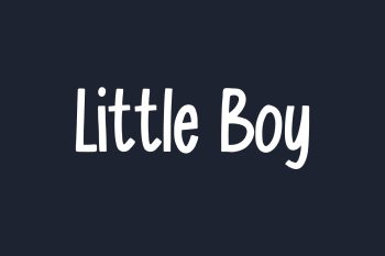 Little Boy Free Font