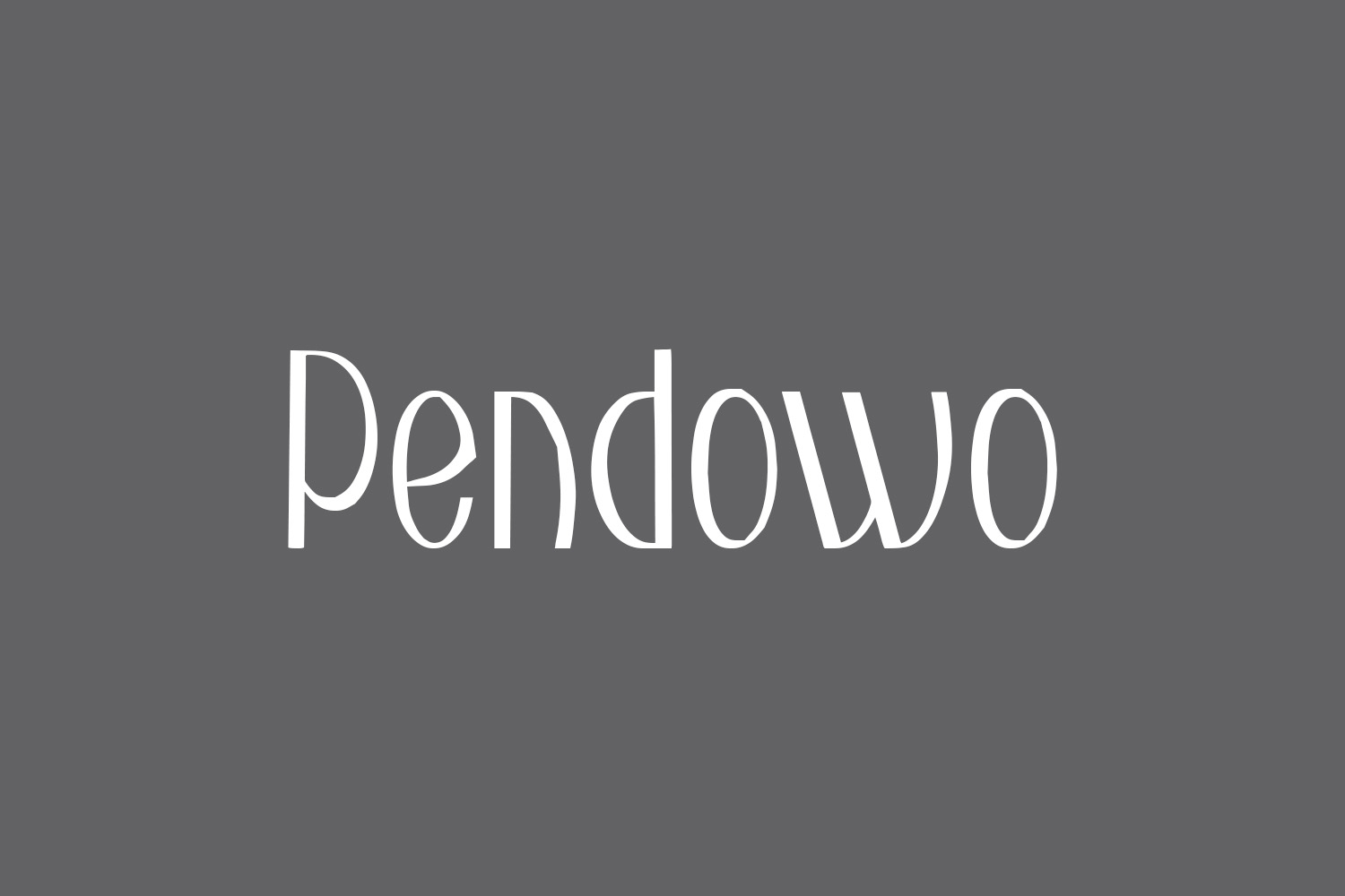 Pendowo Free Font