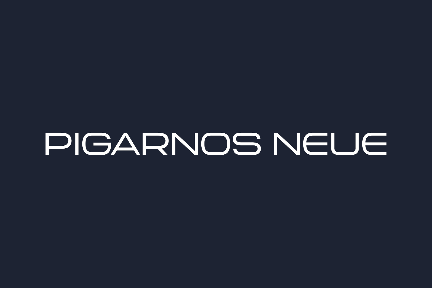 Pigarnos Neue Free Font