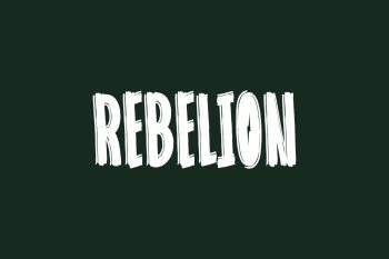 Rebelion Free Font
