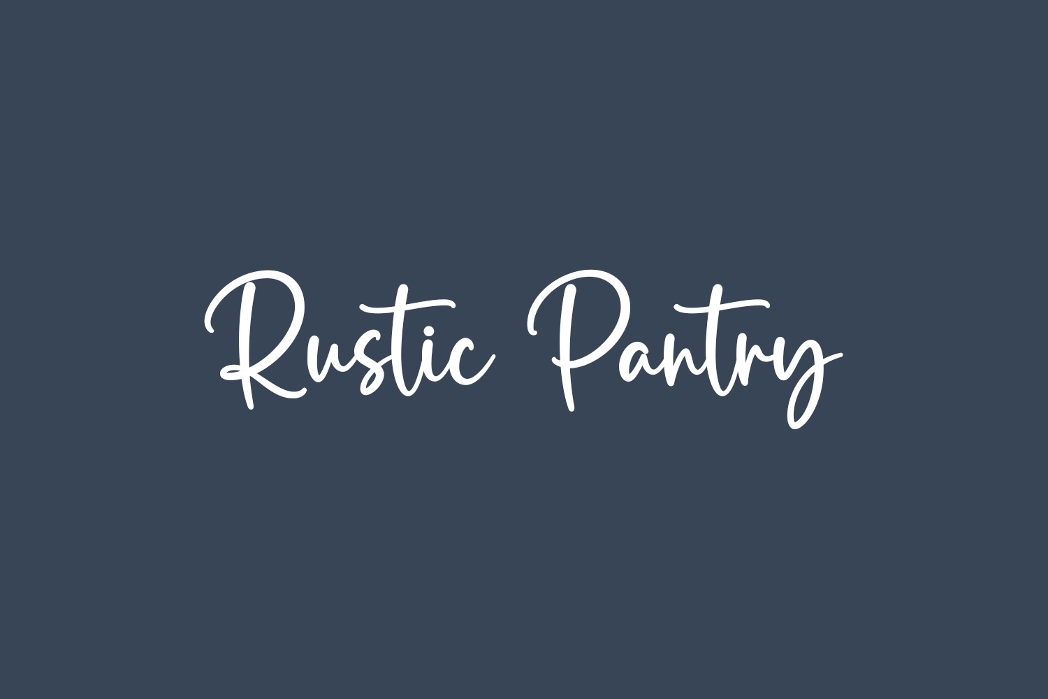 Rustic Pantry Free Fonr