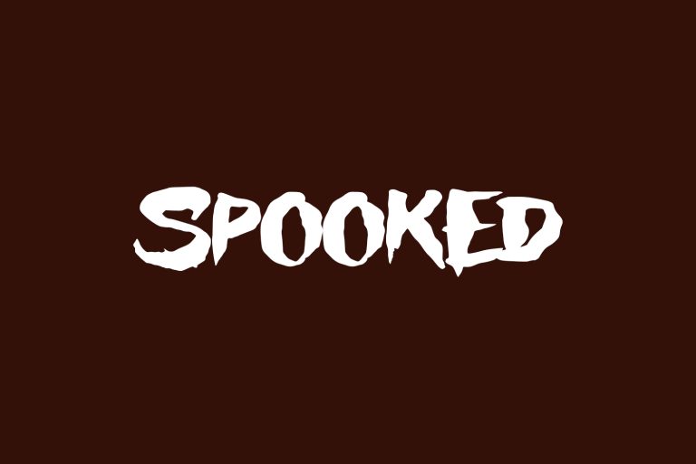 Spooked Reference Spooked | Fonts Shmonts