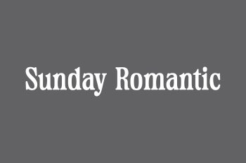 Sunday Romantic Free Font