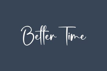 Better Time Free Font