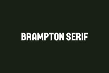 Brampton Serif Free Font