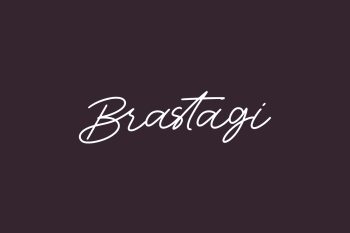Brastagi Free Font