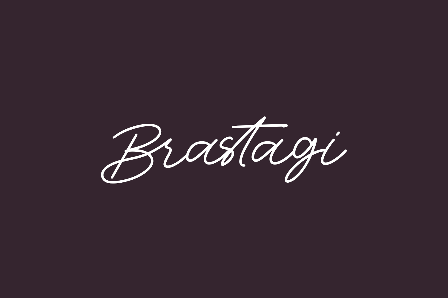 Brastagi Free Font