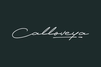 Calloveya Free Font