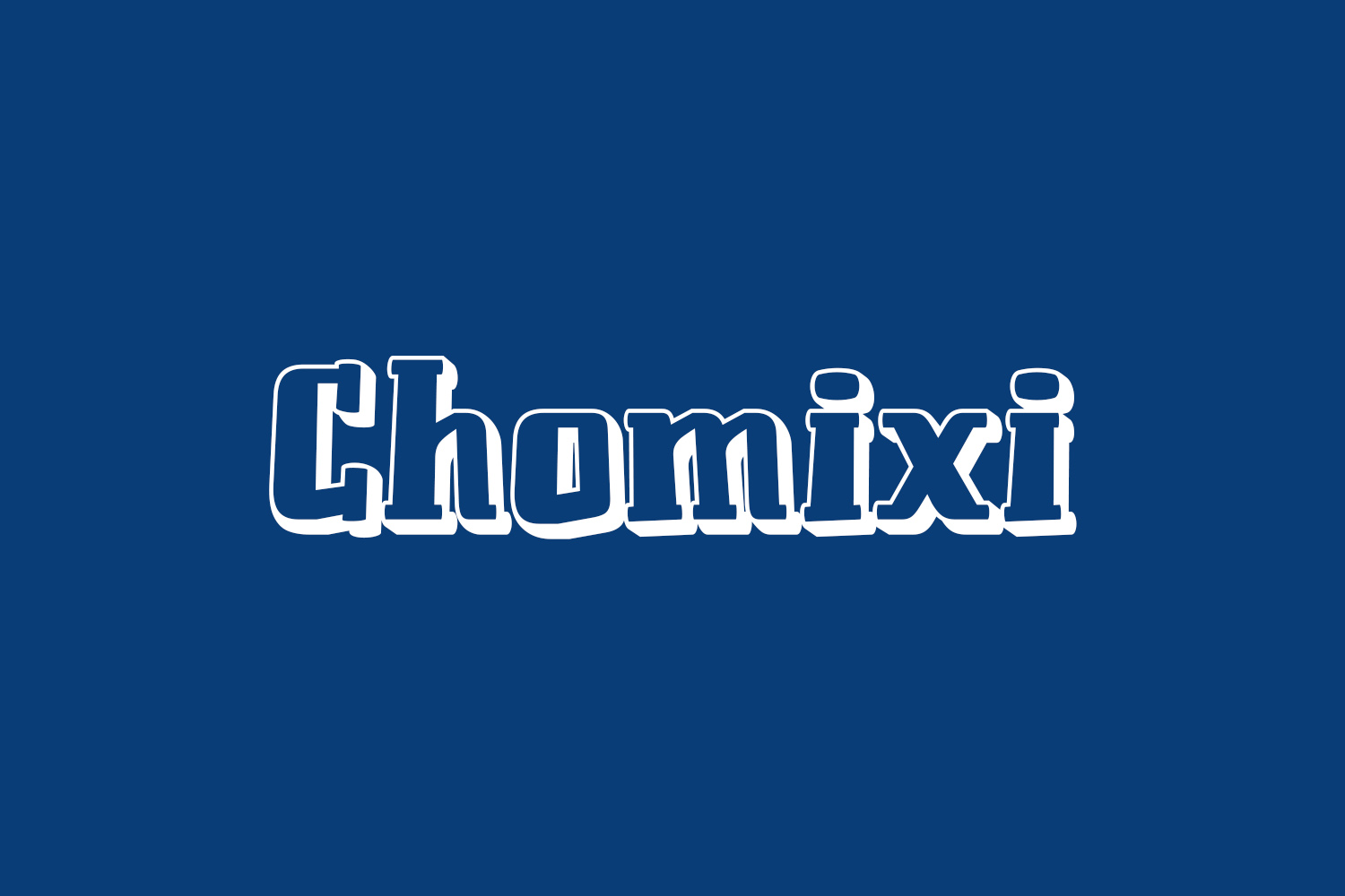 Chomixi Free Font