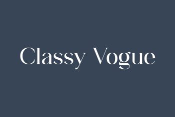 Classy Vogue Free Font