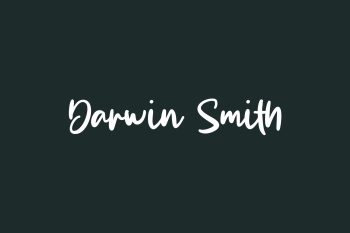 Darwin Smith Free Font