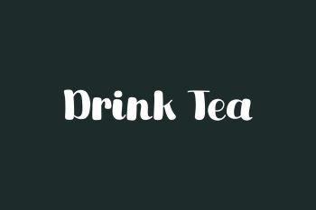 Drink Tea Free Font