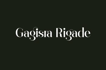 Gagisra Rigade Free Font