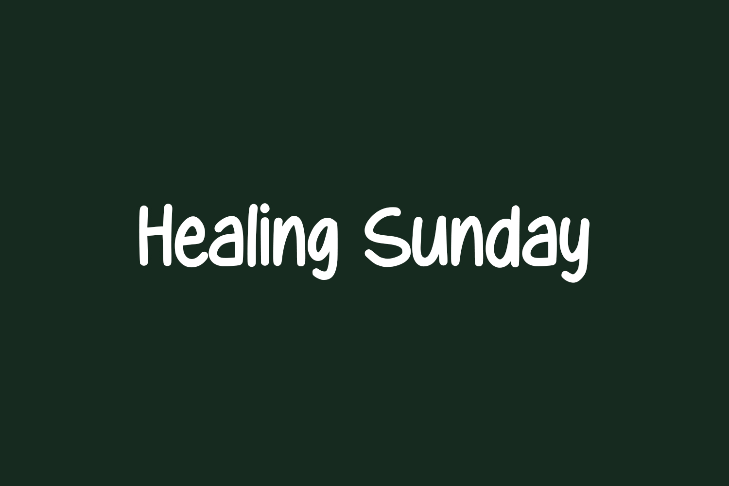 Healing Sunday Free Font