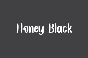 Honey Black Free Font
