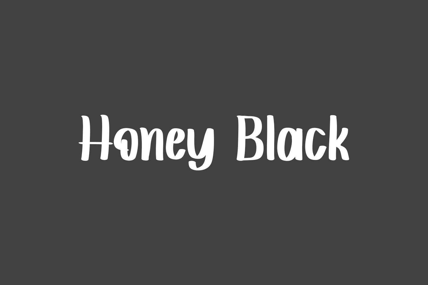 Honey Black Free Font