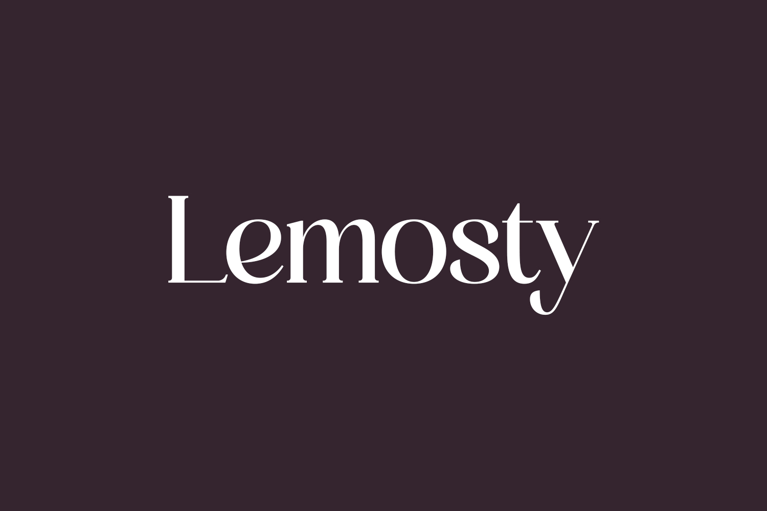 Lemosty Free Font