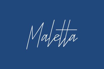 Maletta Free Font