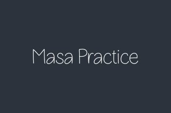 Masa Practice Free Font