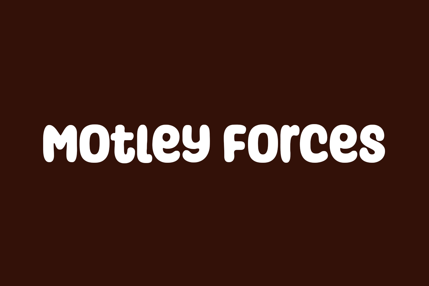 Motley Forces Free Font