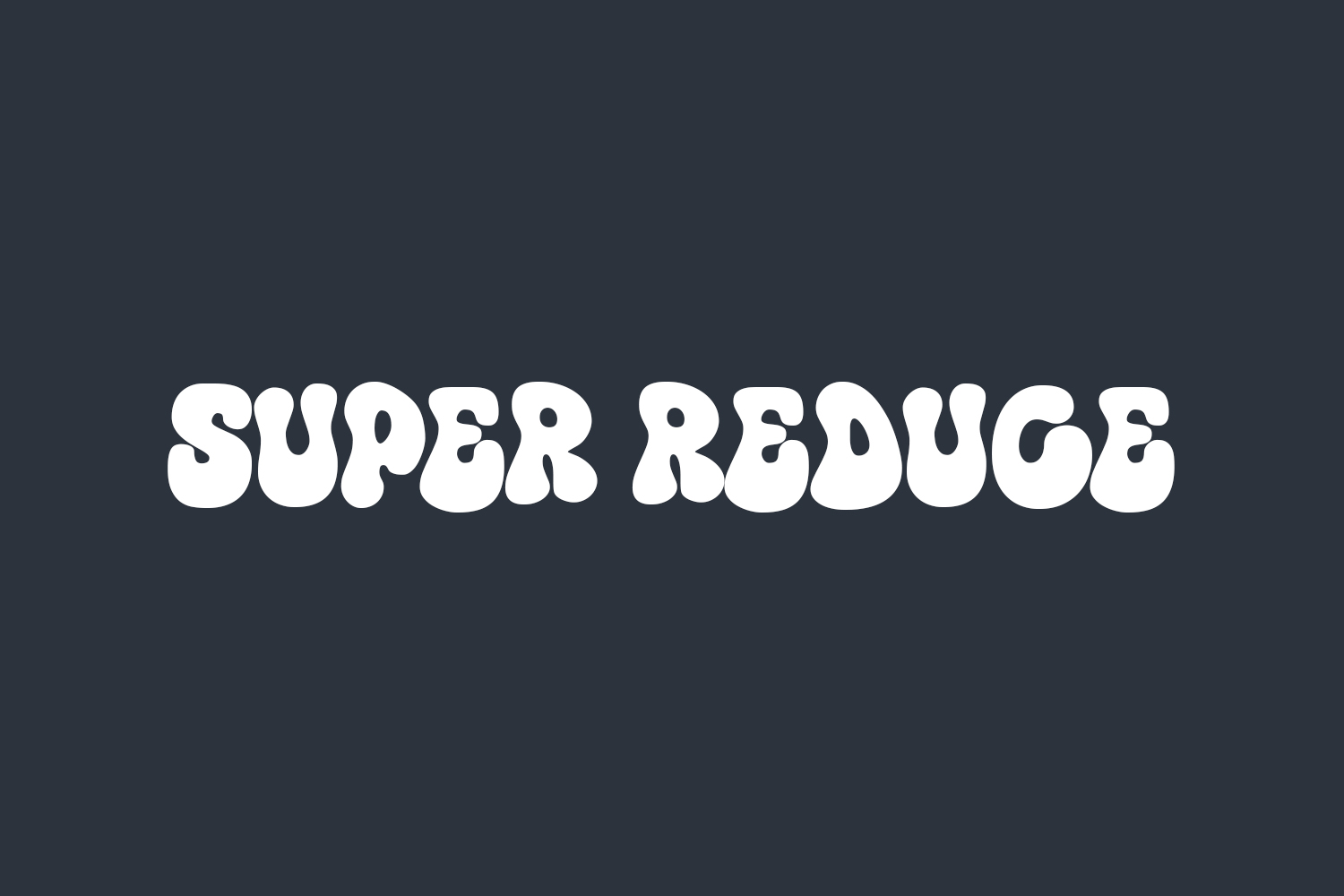 Super Reduce Free Font