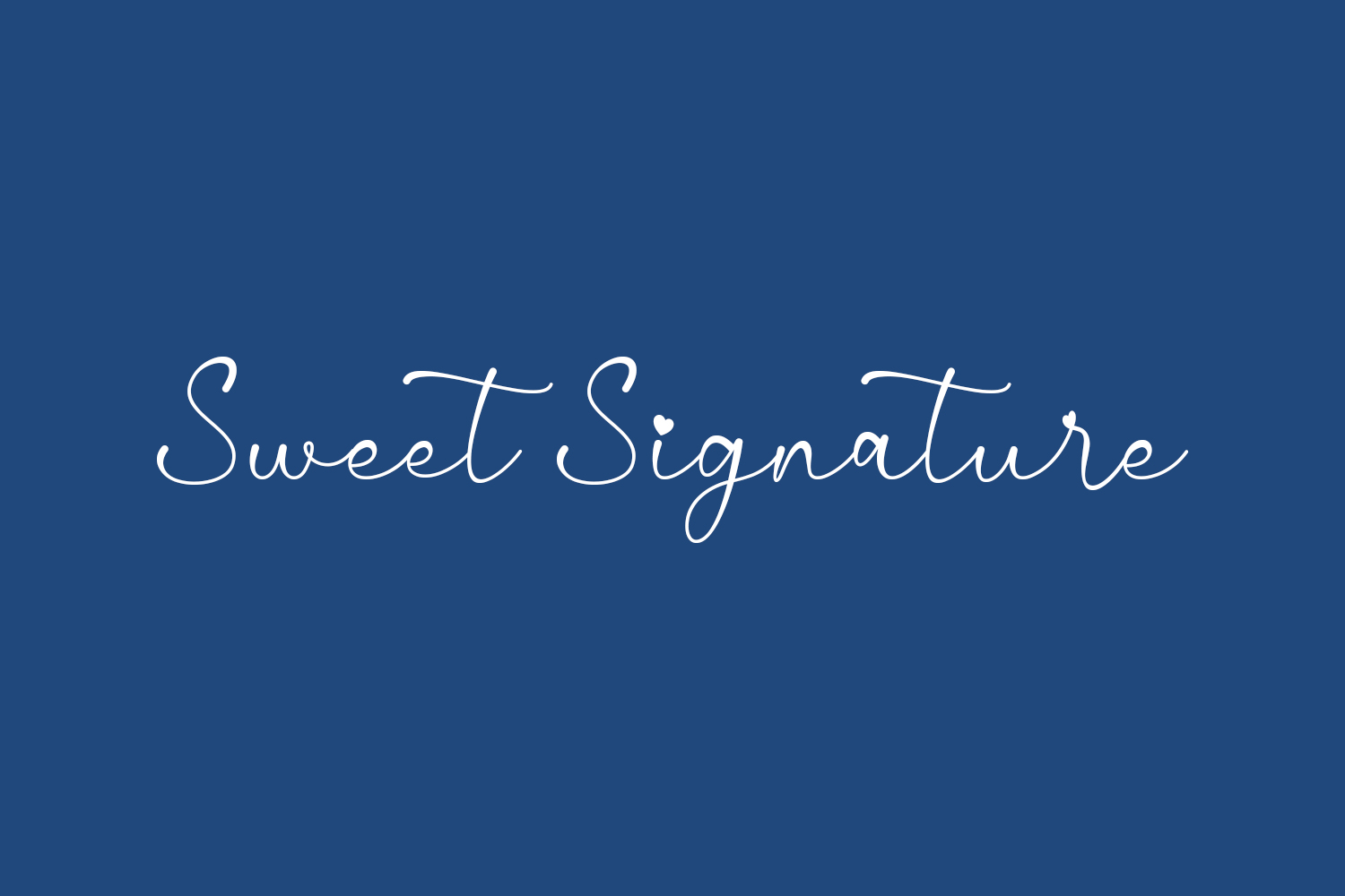 Sweet Signature Free Font
