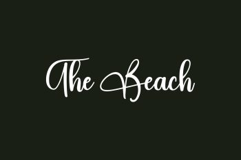 The Beach Free Font