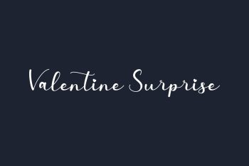 Valentine Surprise Free Font