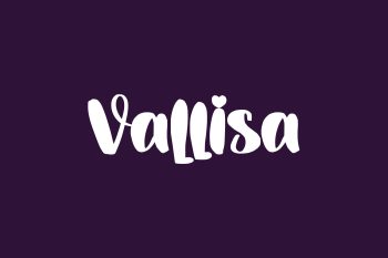 Vallisa Free Font