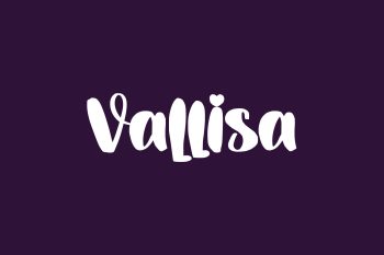 Vallisa Free Font