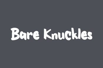 Bare Knuckles Free Font