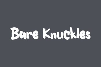 Bare Knuckles Free Font