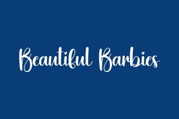 Beautiful Barbies Free Font