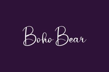 Boho Bear Free Font
