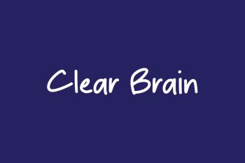 Clear Brain Free Font