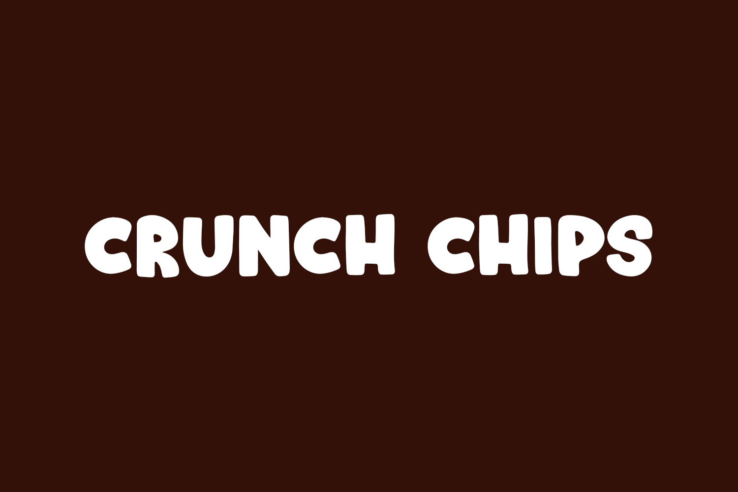 Crunch Chips Free Font