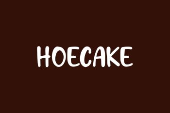 Hoecake Free Font