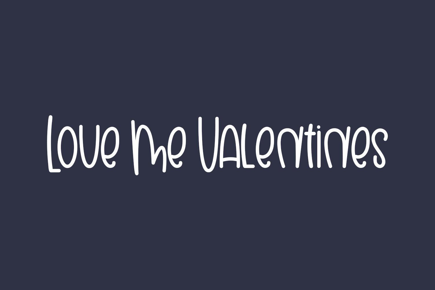 Love Me Valentines Free Font