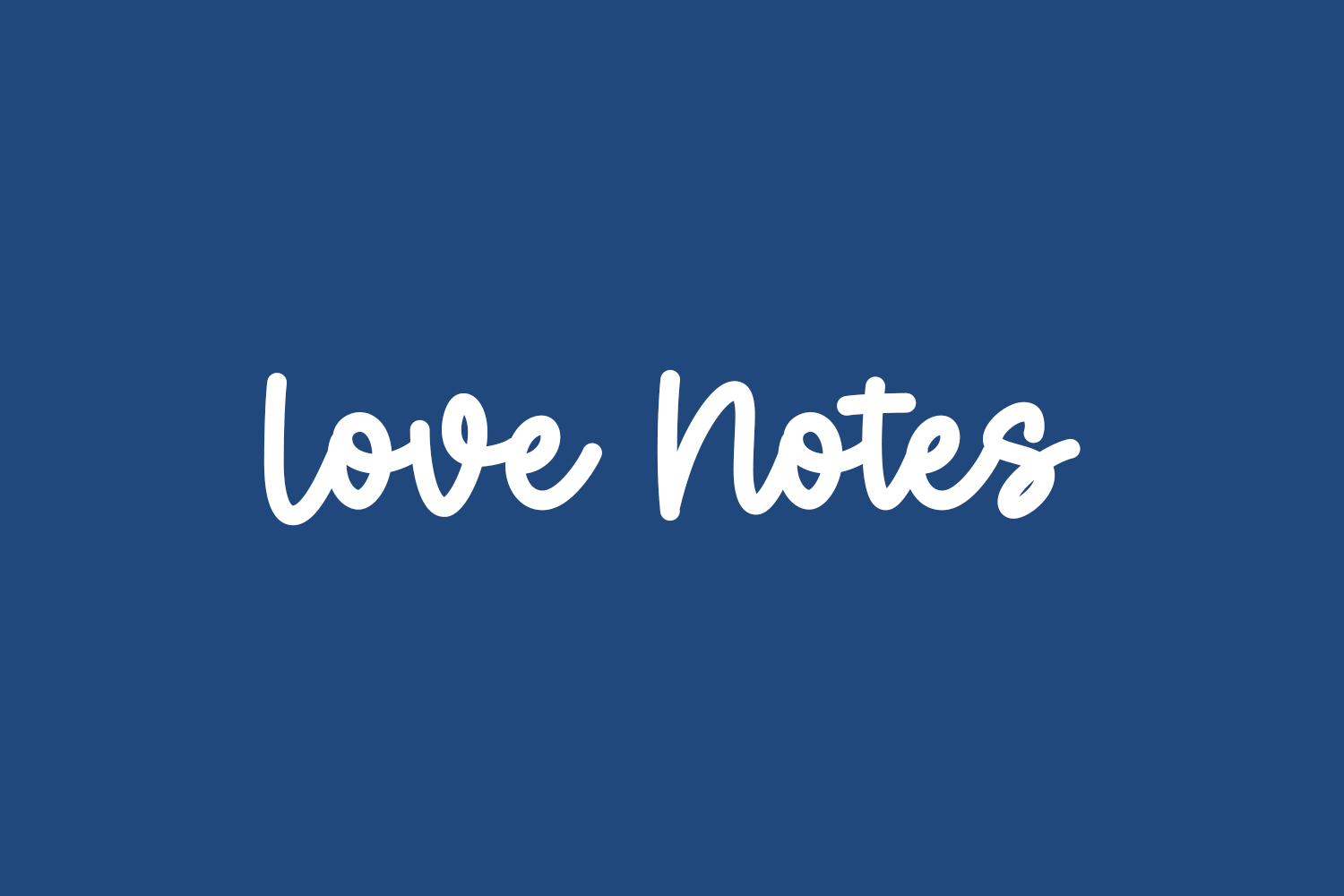 Love Notes Free Font