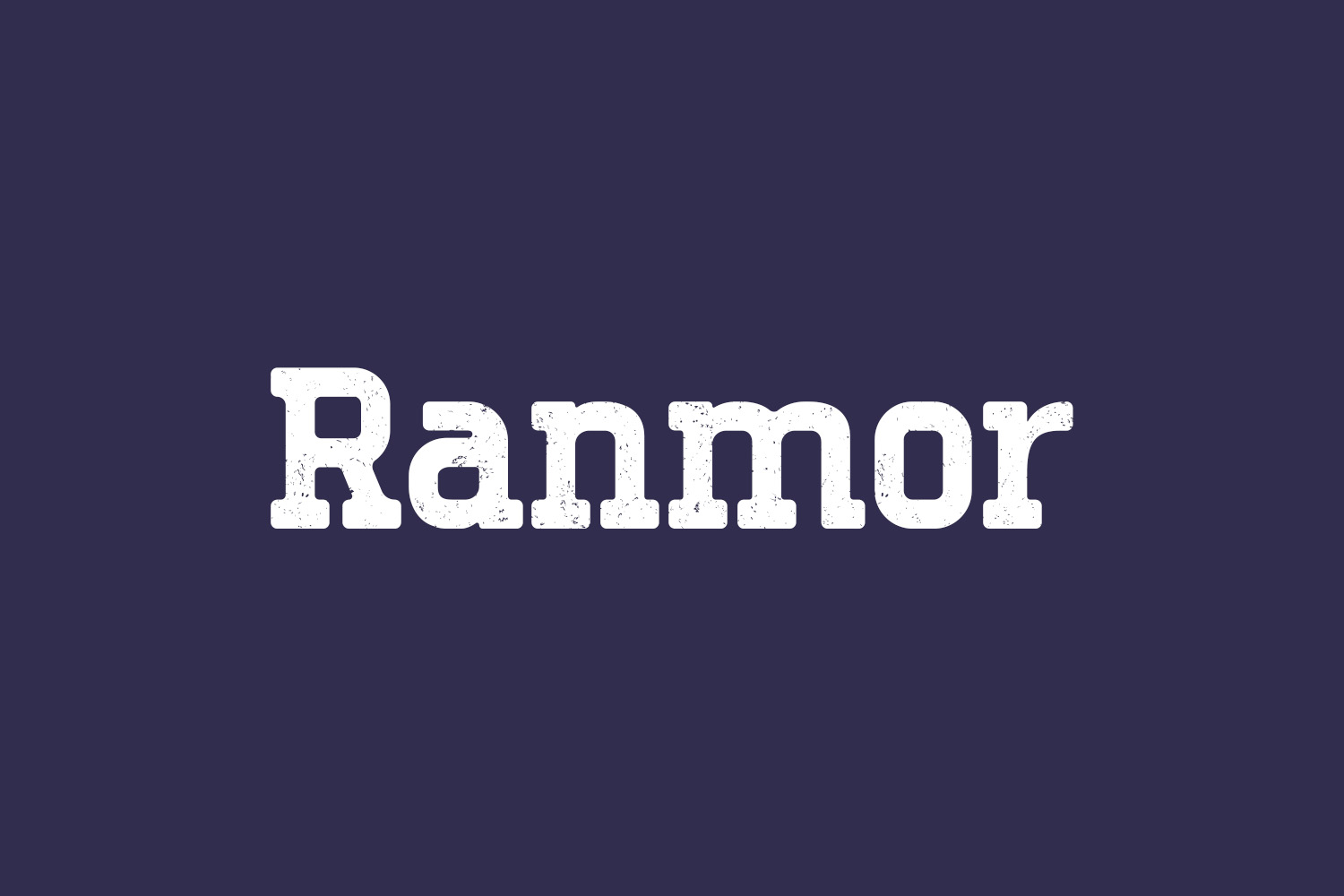 Ranmor Free Font