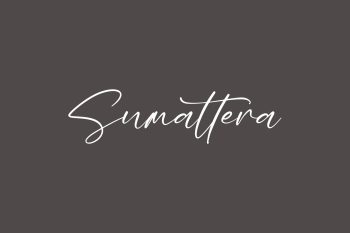 Sumattera Free Font