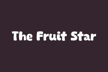 The Fruit Star Free Font