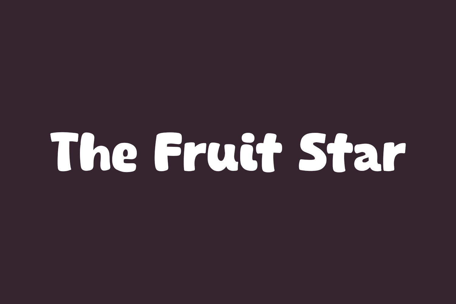 The Fruit Star Free Font
