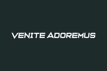 Venite Adoremus Free Font