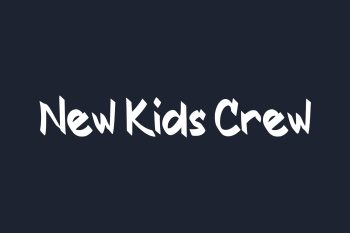 New Kids Crew Free Font