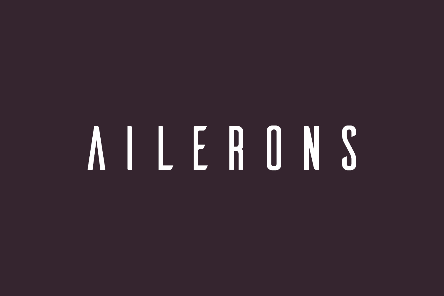 Free Ailerons Font