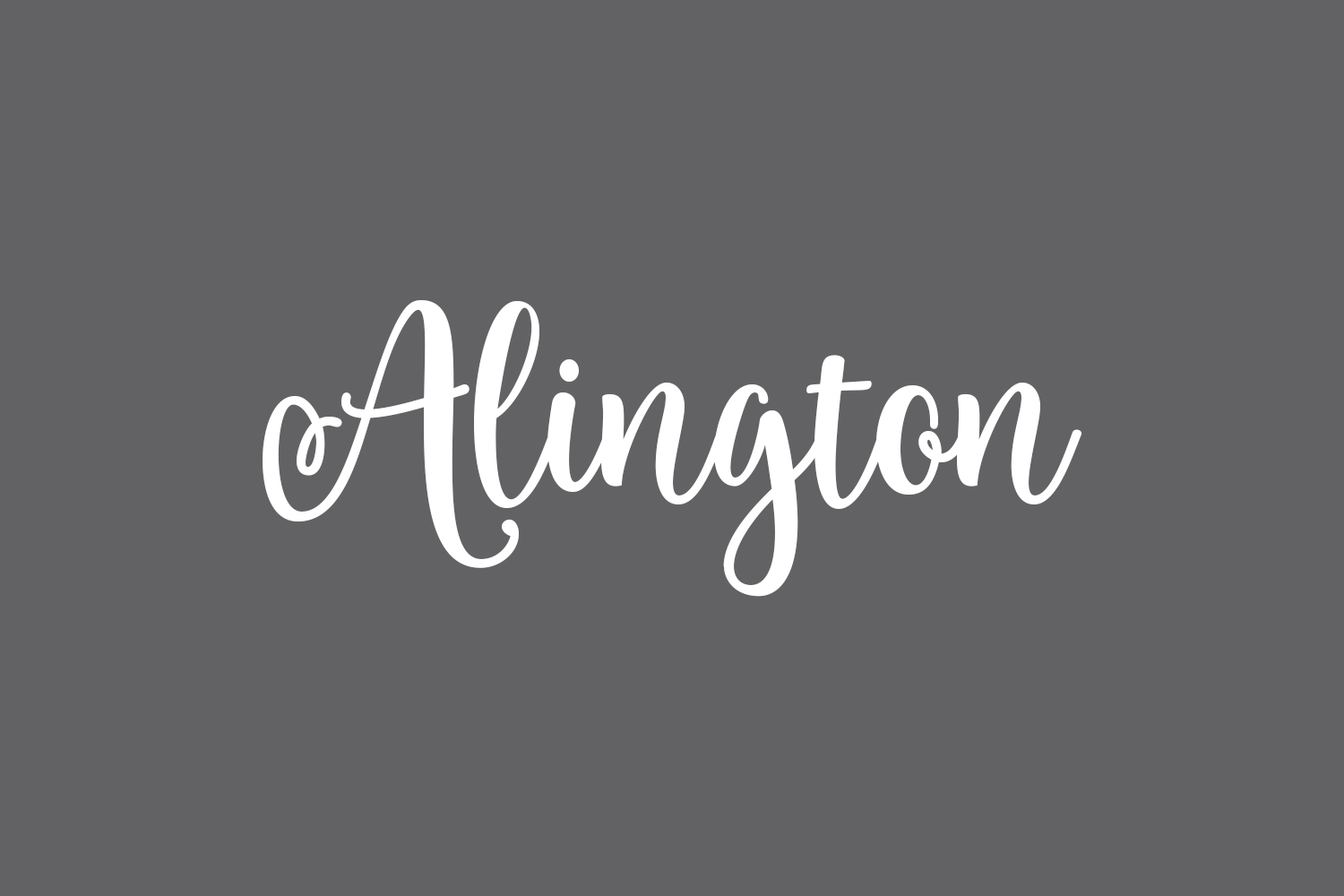 Alington Free Font
